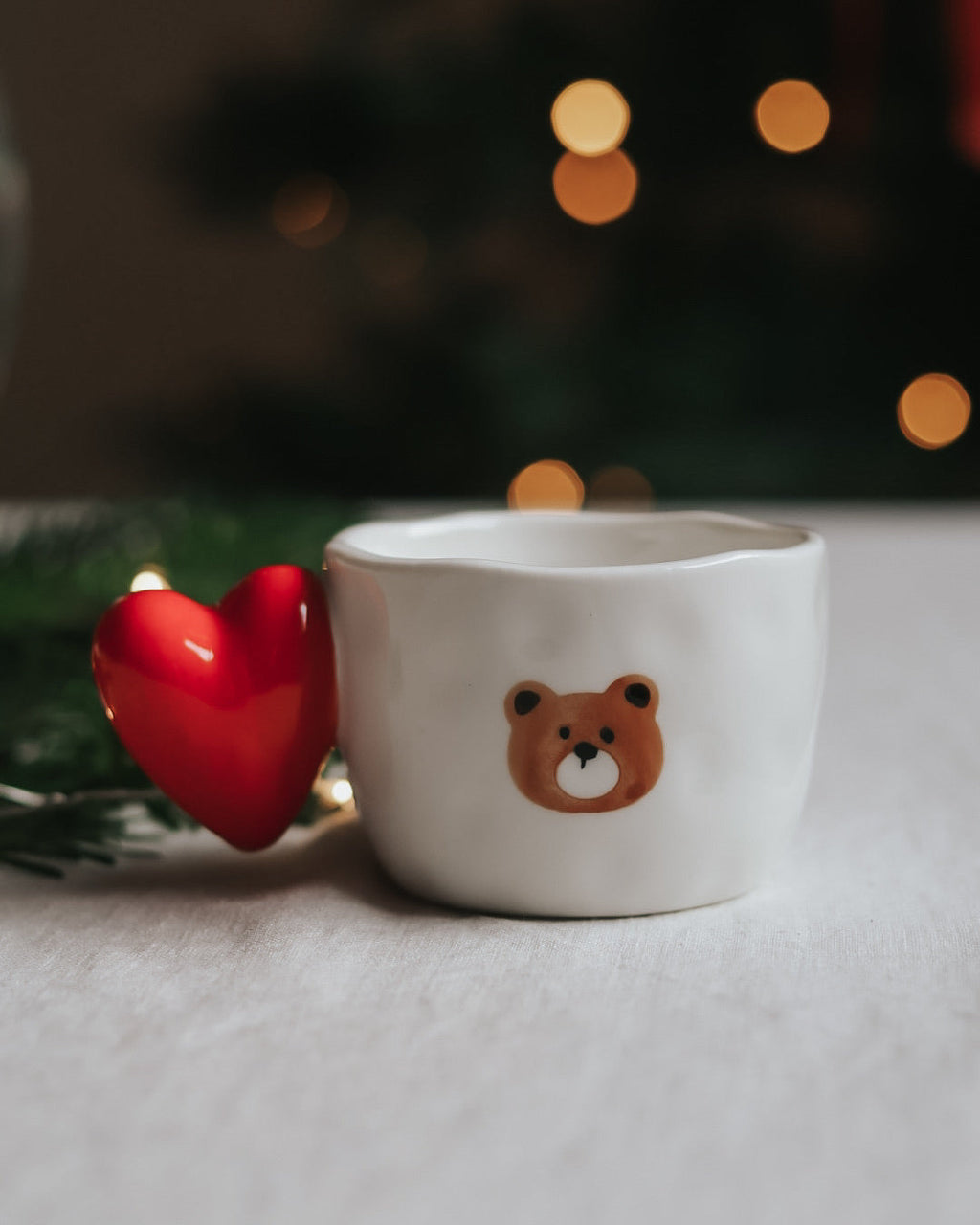Beary Big Heart Mug